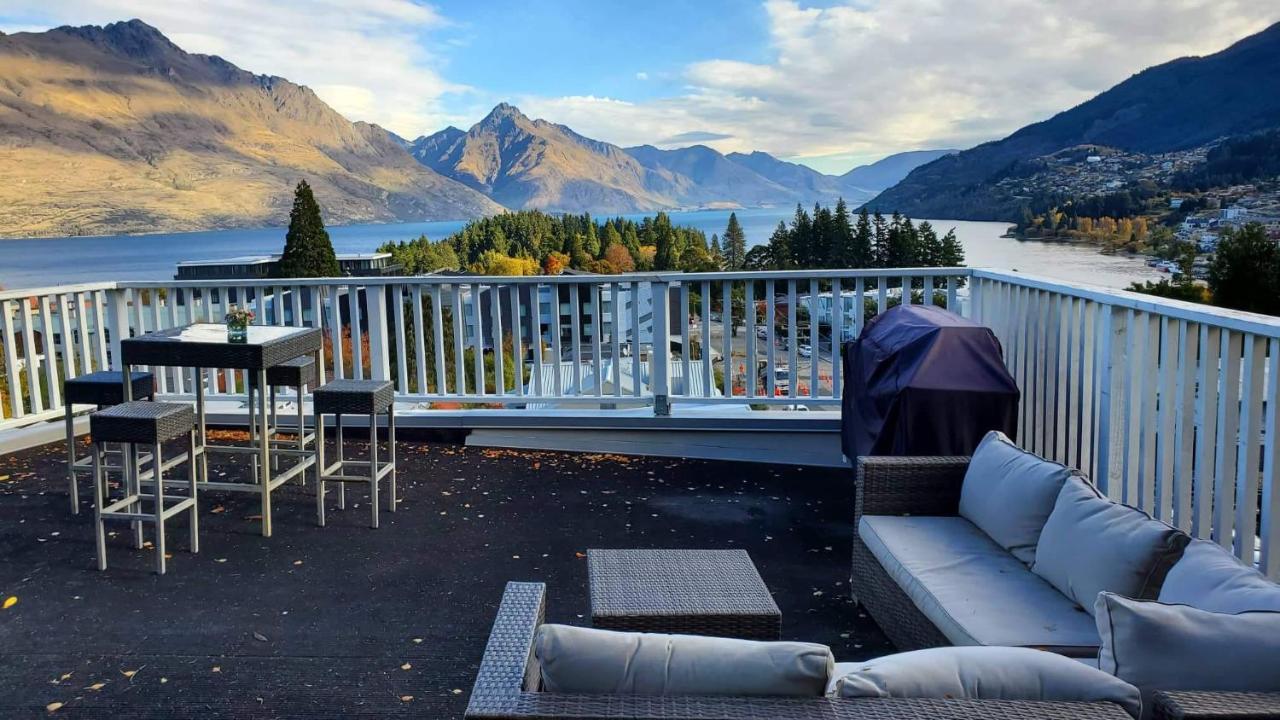Central Lakeview Apartment With Amazing Rooftop 镇上湖景三室套房 Queenstown Buitenkant foto